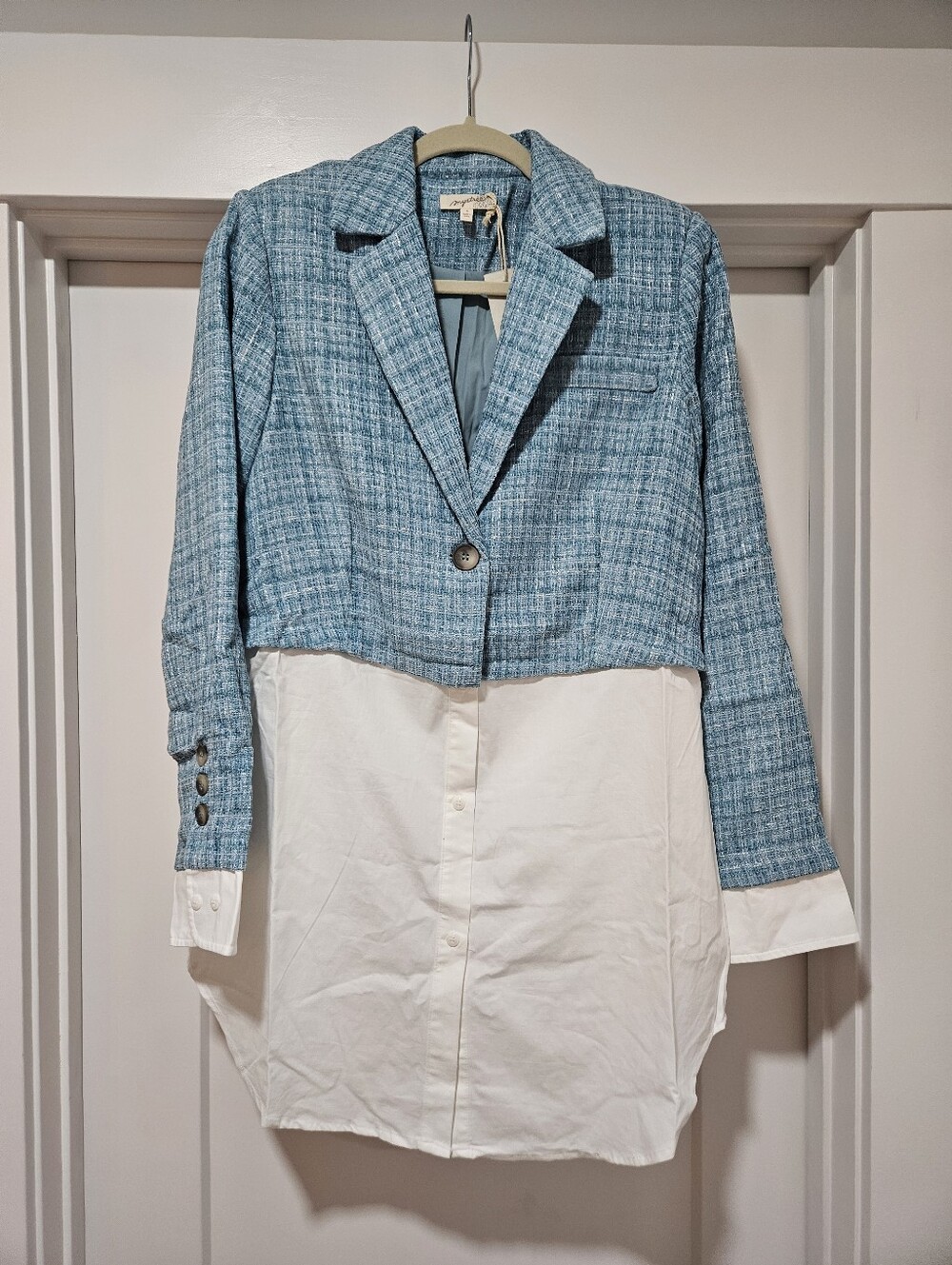 Mystree Blazer Jacket Shirt NWT Small